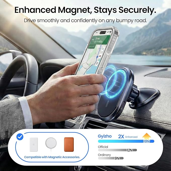 Magnetic Cooling Case for iPhone 17 Pro Max, with Air Vortex Heat Dissipation Technology, Anti-Fingerprint, Fit for MagSafe, Military-Grade Bumper, Included Camera Lens & Screen Protector,Sliver