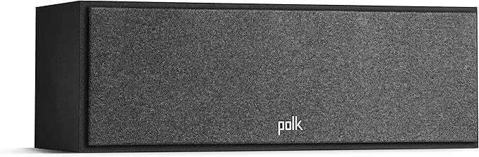 Polk Monitor XT30 Compact Center Channel Speaker - Hi-Res Audio Certified, Dolby Atmos & DTS:X Compatible, 1" Terylene Tweeter & Dual 5.25" Dynamically Balanced Woofer, Midnight Black