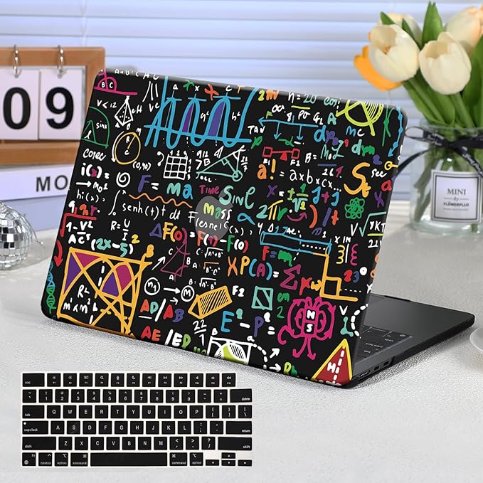 Funut for MacBook Pro 13 inch Case 2025 2024-2016 Release M2 M1 A2338 A2251 A2289 A2159 A1989 A1708 A1706, Plastic Laptop Hard Shell & Keyboard Cover for MacBook Pro 13 Inch, Color Formula