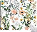 Mouse Pad, Premium-Textured Mouse Mat, Non-Slip Rubber Base Mousepad for Laptop, Computer & PC,9.5×7.9 in, Creamy White Floral