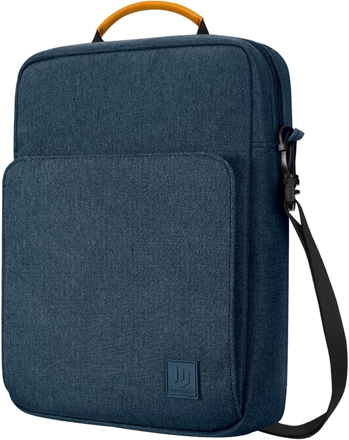 Dadanism 9-11 Inch Tablet Sleeve Bag Carrying Case with Shoulder Strap for iPad 10th Gen 10.9", iPad (A16) 11", i Pad 9/8/7th 10.2", i Pad Air/Pro 11", i-Pad Air 5/4, Galaxy Tab A9+ Plus 11", Indigo