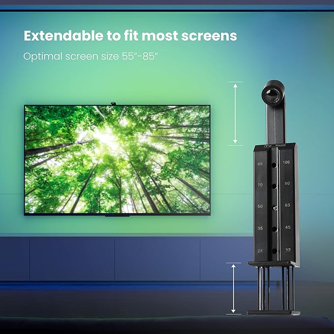 Feit Electric Smart TV Backlight with Color Sensor and 11.5ft LED Tape Light Supports 55"-85" TVs, RGB Backlight, No Hub Required - TAPETV85/RGB/AG