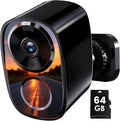 realhide 2K Wireless Outdoor Security Camera with 64GB SD Card, 6-Month Battery, Dual-Band 2.4/5GHz WiFi, Full-Color Night Vision, IP66 Weatherproof, Motion Alerts, 2-Way Talk for Home Security