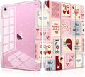 DONGKE for iPad Pro 11 inch Case – Fits M5 2025 / M4 2024, Shockproof Sparkling Glitter Acrylic Back, Pencil Holder, Trifold Stand, Auto Sleep/Wake & Touch ID Support - Lucky You