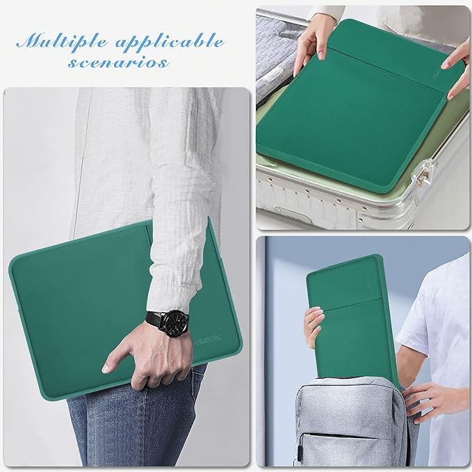 Hseok Laptop Sleeve 15.6 16 inch Case Compatible with MacBook Neo 16, MacBook Pro 16" M5/M4/M3/M2/M1, MacBook Air Pro 15", XPS 16, Most 15" 15.6" 16" Notebooks,D01E01
