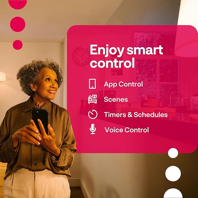 innr Smart Light Bulbs, A19 Zigbee, Works with Philips Hue* and Alexa (Bridge Required), Soft White Light Bulb, Dimmable, E26 LED Bulb 75 Watt, Warm White, 1060lm 1-Pack