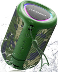 Portable Bluetooth Speaker Beach Essentials: Powerful Crystal Clear Sound/Dynamic Light/IPX5 Waterproof/All Day Playtime/Wireless BT 5.3/TWS Paring, Dad Gifts, Outdoor|Travel|Camping|Pool Accessories
