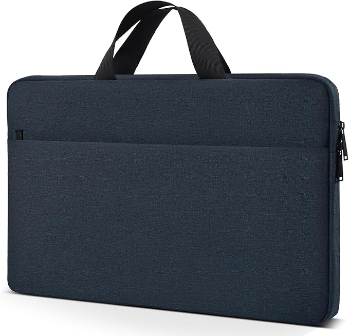 24 inch Portable Monitor Sleeve, Padded Shockproof Carry Bag for 23.8-24 inch Portable Display Monitors(W/t Adjustable Stand) Water-Resistant Monitor Bag Cover with Accessory Pocket