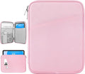 Dadanism 9-11" Tablet Sleeve Bag Carrying Case for iPad (A16) 11th Gen 11", iPad 10th Gen 10.9" Air 5/4, iPad Air M4/Pro 11", iPad 9/8/7th, Galaxy Tab A11+ Plus 11", Remarkable 2 10.3", Flowers Pink