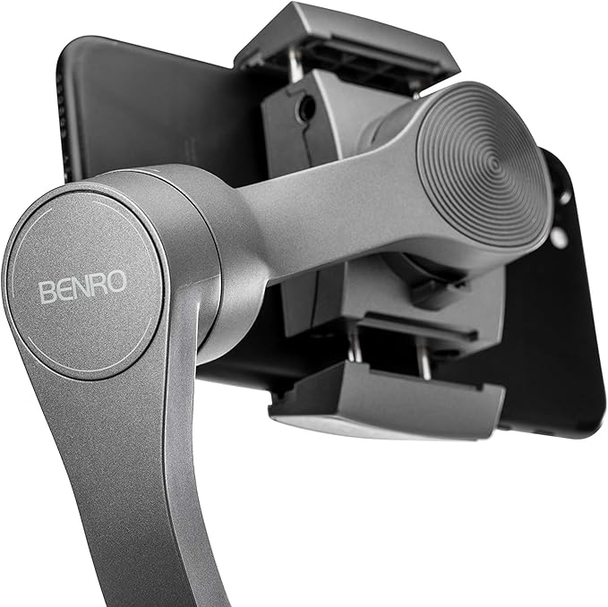 Benro 3XS 3-Axis Smartphone Handheld Gimbal Stabilizer with Foldable Design, 24-Hour Battery, Wireless Charging and External Mic Port for Mobile Creators (3XS)
