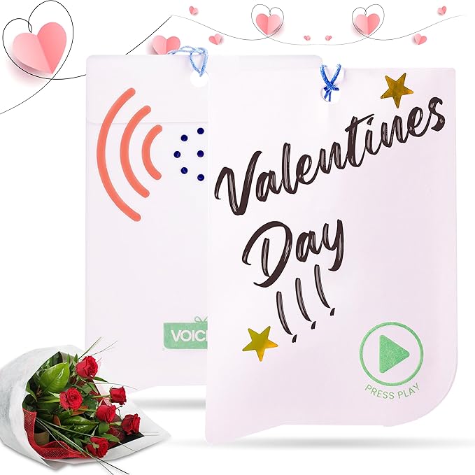 VOICEGIFT 60-Second Audio Recorders for Gift, Back to School Voice Recordable GiftTags for Teachers & Students | Seashell | 3 Pack