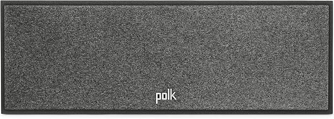 Polk Monitor XT30 Compact Center Channel Speaker - Hi-Res Audio Certified, Dolby Atmos & DTS:X Compatible, 1" Terylene Tweeter & Dual 5.25" Dynamically Balanced Woofer, Midnight Black