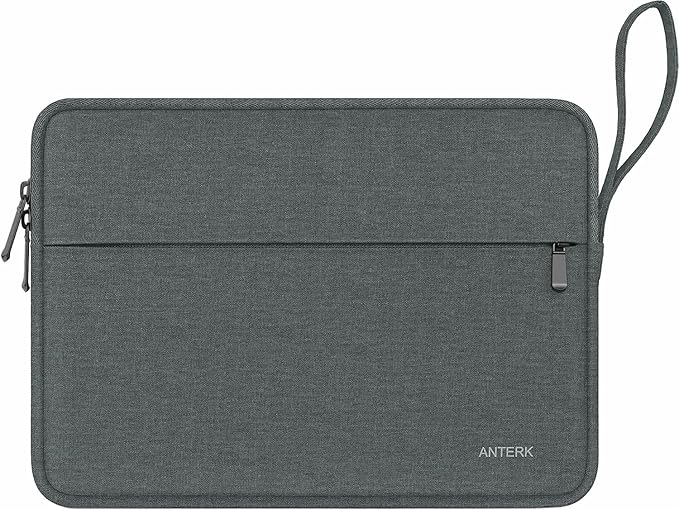 Laptop Sleeve 14 Inch, Water Resistant Traveling Computer Cover with Handle, Shockproof Protective Carrying Laptop Case Compatible for 14 Inch MacBook Air/Pro, HP, Dell, Lenovo, Darkgrey