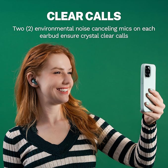 JLab, Go Pods ANC, True Wireless Earbuds, Active Noise Cancelling, Bluetooth, Sage