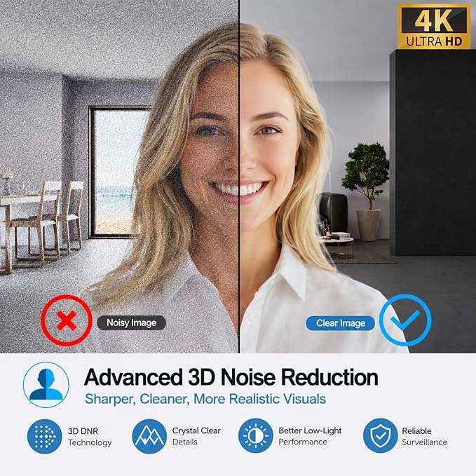 Angetube 4K Webcam with AI Tracking,Remote Control 4K Web Camera/10X Digital Zoom 1080P 60fps Web cam with USB 3.0 HDR/Dual Noise Cancelling Microphones for Video Calls/Meetings/Streaming/Skype/Zoom