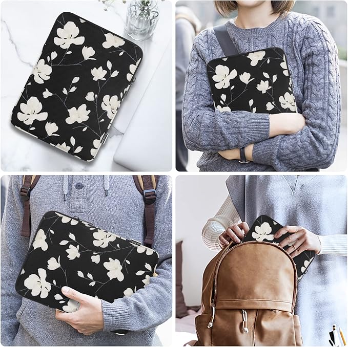 MoKo 9-11 Inch Tablet Sleeve Bag Carrying Case Fits New 11inch iPad Air M4, iPad A16 2025, iPad Pro 11 M4, Air 5/4/3, iPad 10/9/8th Gen, Tab S8/S9 11", Tablet Carrying Case, Magnolia