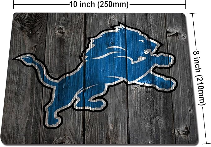 Wood Grain Design Sports Mouse Pad, Non-Slip Rubber Base Mousepad for Computers Laptop, Gaming Mousepad Desk Mat Mouse Pad, Office Supplies - Mouse Pads for Desk