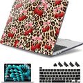 May Chen for MacBook Pro 16 inch A2141 2020 2019 Release, Screen Protector & Keyboard Cover Plastic Soft-Touch Case for MacBook Pro 16-inch with Touch Bar & Touch ID - Cherry and Cheetah