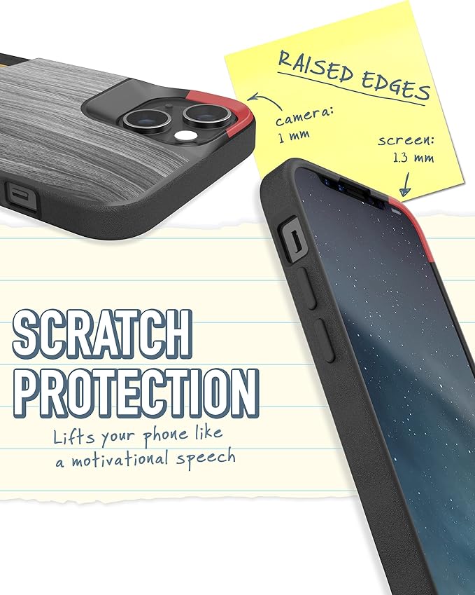 Smartish® iPhone 13 mini Wallet Case - Wallet Slayer Vol. 1 [Slim + Protective] Credit Card Holder - Drop Tested Hidden Credit Card Slot Cover for Apple iPhone 13 mini - Chef's Special