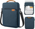 MoKo 15 Inch Laptop Sleeve Bag Fits New Mac Air 15" M5 2026, Mac Pro 14" M5/M5 Pro/M5 Max 2026, Galaxy Tab S9 Utra 14.6" 2023, Handle Carrying Case with Shoulder Strap, Indigo