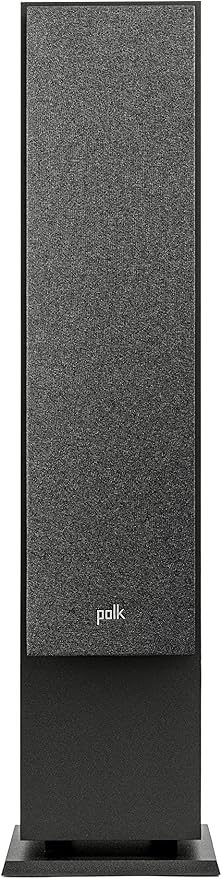 Polk Monitor XT60 Tower Speaker - Hi-Res Audio Certified, Dolby Atmos, DTS:X & Auro 3D Compatible, 1" Tweeter, 6.5" Dynamically Balanced Woofer, (2) 6.5" Passive Radiators (Single, Midnight Black)