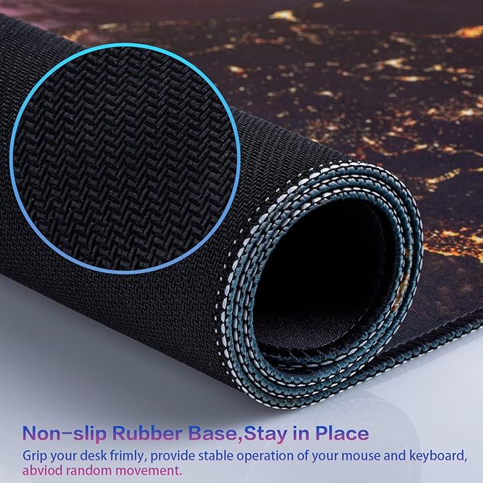 Canjoy Gaming Mouse Pad, Large Extended Mouse Pad Big Computer Mousepad for Home Office Gaming Work 31.5x15.7inch