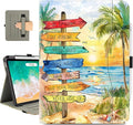 Vimorco for iPad Air 11 Inch Case M4/M3/M2 2026/2025/2024, for iPad Air 5th/4th Gen Cases 10.9-inch, for iPad Pro 11 Inch Case 4th/3rd/2nd/1st Generation Pencil Holder/Hand Strap/Pocket, Beach Path
