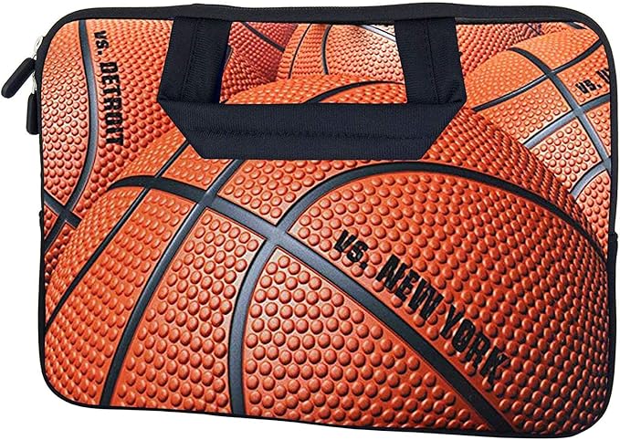 AMARY Chromebook Sleeve 11.6" 12" inch Laptop case Chromebook Bags MacBook air Sleeve Fit Apple MacBook Air HP DELL Lenovo Asus Samsung (Basketball)
