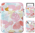 MoKo Padded Ereader Sleeve Case for 6-7 inch Tablet Bag, Compatible with 7" E-Reader Device, 6" Kobo Clara BW/Colour, 6" Nook Glowlight 4, Tropical Leaf