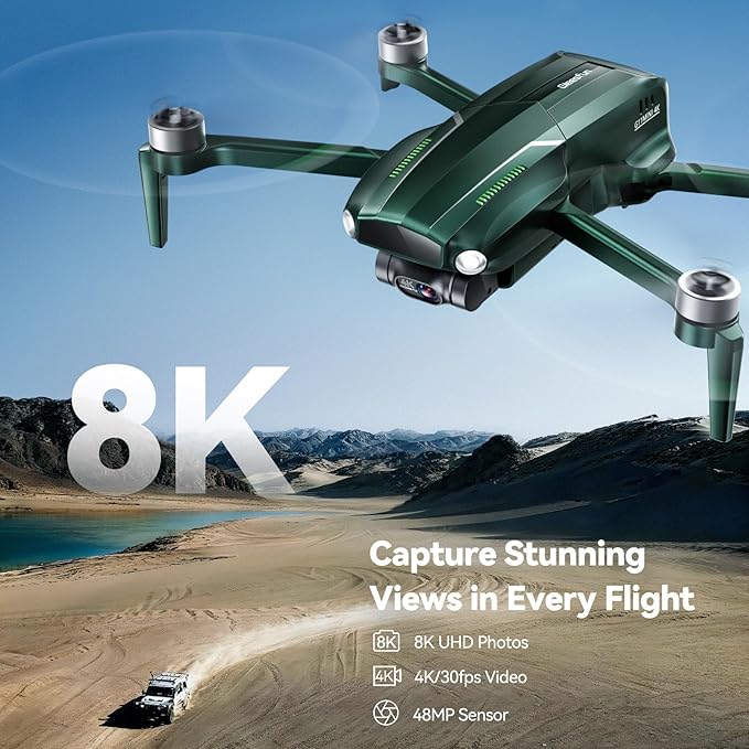 G11MINI 4K, Drones with Camera for Adults 4K Video 8K Photo, Camera Drone with 3-Axis Gimbal 20000ft Transmission, Under 249g No FAA Required, Cruise Control GPS with Beeper, Beginners (32-Min Flight)