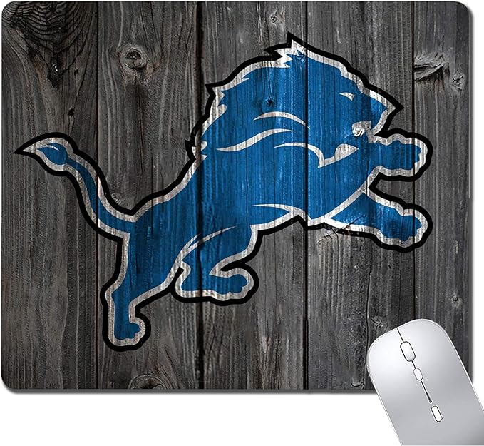 Wood Grain Design Sports Mouse Pad, Non-Slip Rubber Base Mousepad for Computers Laptop, Gaming Mousepad Desk Mat Mouse Pad, Office Supplies - Mouse Pads for Desk
