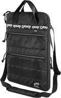 Rough Enough 16 Inch Laptop Sleeve Case Bag for Dual Tablet Storage with Accessory Pocket Handle Shoulder Strap Outdoor Travel Tactical Cordura Black