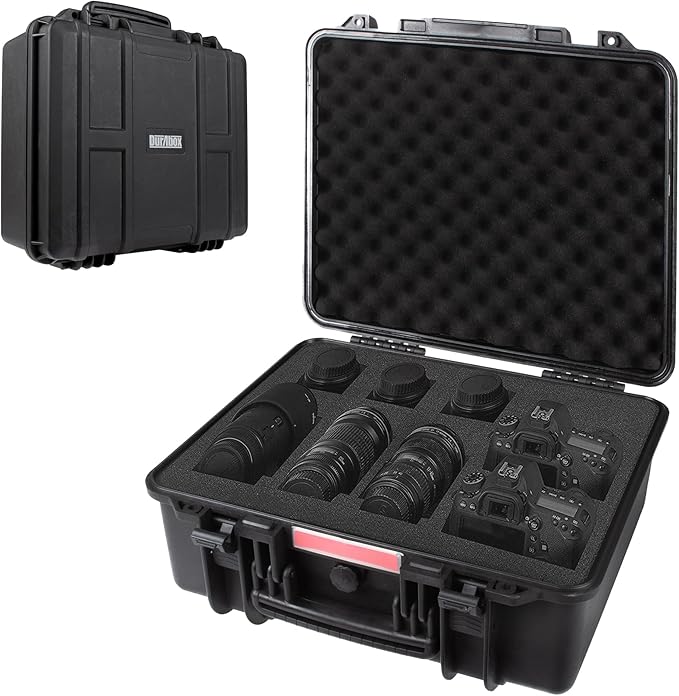 Durabox All Weather Hard Case 19 x 17 x 8” - TSA Approved Hard Shell Travel Case with Customizable Foam for Cameras, Lenses, Laptops, Electronics, Guns, Pistols and Other Gear