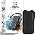 Titanium Micro External SSD 500GB - Mercury Portable SSD, Up to 1000MB/s, USB 3.2 Gen 2 USB-C USBA, Rugged IP66 Water Resistance, Drop Proof, External Solid State Drive Slim and Lightweight Storage