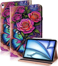 Compatible with iPad Air 11 Inch Case 8th/7th/6th Generation (M4/M3/M2) 2026/2025/2024, for iPad Air 5th/4th Generation Case 10.9 Inch 2022/2020 with Pencil Holder - Colorful Butterfly