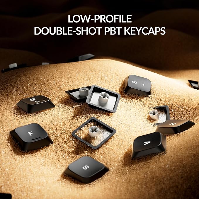 Keychron K3 Max SE QMK Wireless (2.4 GHz & Bluetooth) Custom Mechanical Keyboard with Ultra-Slim Body Launcher Support Hot-swappable Low-Profile Switch PBT Keycaps Compatible with Mac Windows Linux