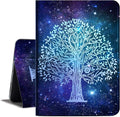 Case for iPad Air 11-Inch (M3/M2) 2025/2024, iPad Air 5th/4th Generation 10.9 Inch Case 2022/2020, iPad air 11 inch case Multi-Angle View Adjustable Stand Shockpoof with Auto Wake/Sleep, Galaxy Tree
