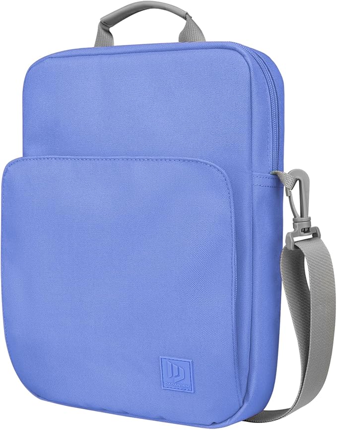 Dadanism 9-11 Inch Tablet Sleeve Bag Carrying Case with Shoulder Strap for iPad (A16) 11", iPad 10th Gen 10.9", iPad Air M4/Pro M5 11", iPad 9/8/7th 10.2", Galaxy Tab A11+ Plus 11", Periwinkle