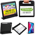 Cooper Dynamo iPad Pro 12.9 Case for Kids for iPad Pro 12.9 6th Generation Case (2022), Also Fits 5th-4th-3rd Gen (2021, 2020, 2018) | Rugged Foam, Magic Handle, Stand, Pencil Holder (Black)