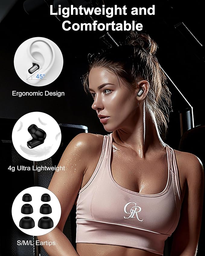 Android Wireless Earbuds for Samsung Galaxy S26 S25 Ultra S24 S23 S22 Plus A17 A35 A16 A15 A54 Z Fold7 Flip7, HiFi Stereo Bluetooth Headphone Sport Wireless Earphones Audifonos Inalambricos for iPhone