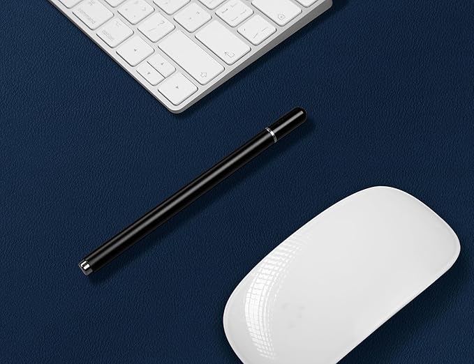 Leather Desk Pad Protector, Mouse Pad, Non-Slip Computer Mat for Desk, PU Leather Office Desk Mat for Home & Office, Waterproof Laptop Desk Blotter Pad for Keyboard and Mouse, Navy (13.7''X23.6'')