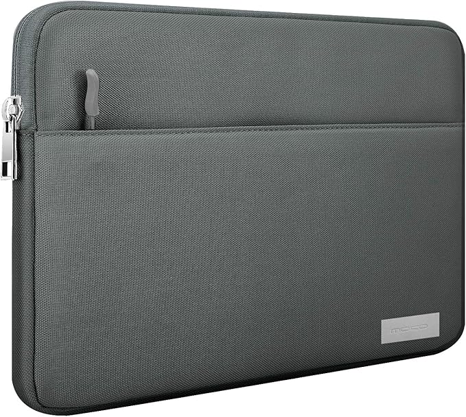 MoKo 11 Inch Tablet Sleeve Bag Carrying Case Fits iPad air 5 10.9" 2022, iPad Pro 11 M2 2022-2018, iPad 10th 10.9, iPad 9/8/7th Gen 10.2, iPad Air 4 10.9/Air 3 10.5, Tab S8 11"/Tab A 10.1, Dark Gray