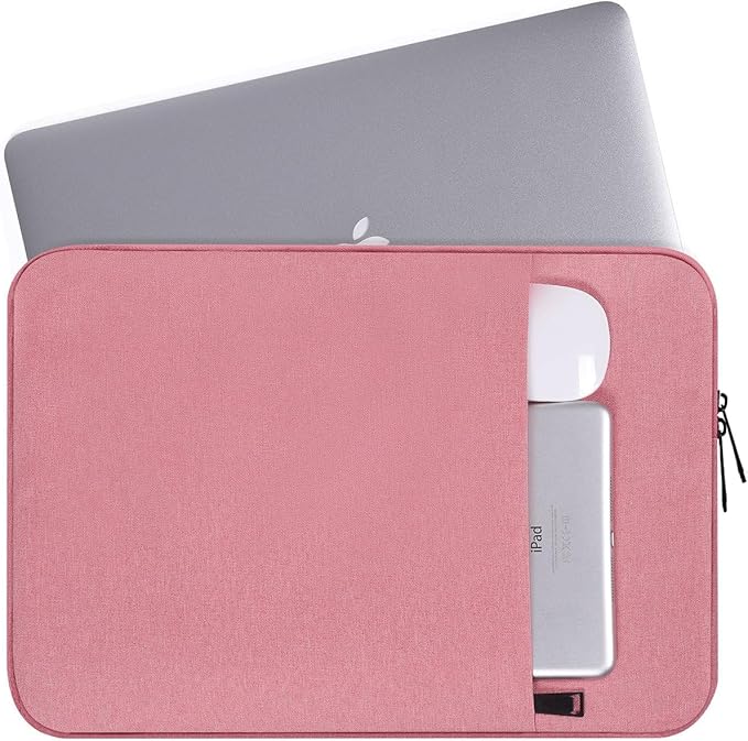 CAAORDKSO 11.6-12.3 Inch Laptop Sleeve for Lenovo 11.6" 300e 500e Chromebook, Dell Latitude 3190 11.6", Samsung Chromebook Plus 12.2", acer Chromebook Spin 511 11.6", 12-13" Microsoft Surface Pro,Pink