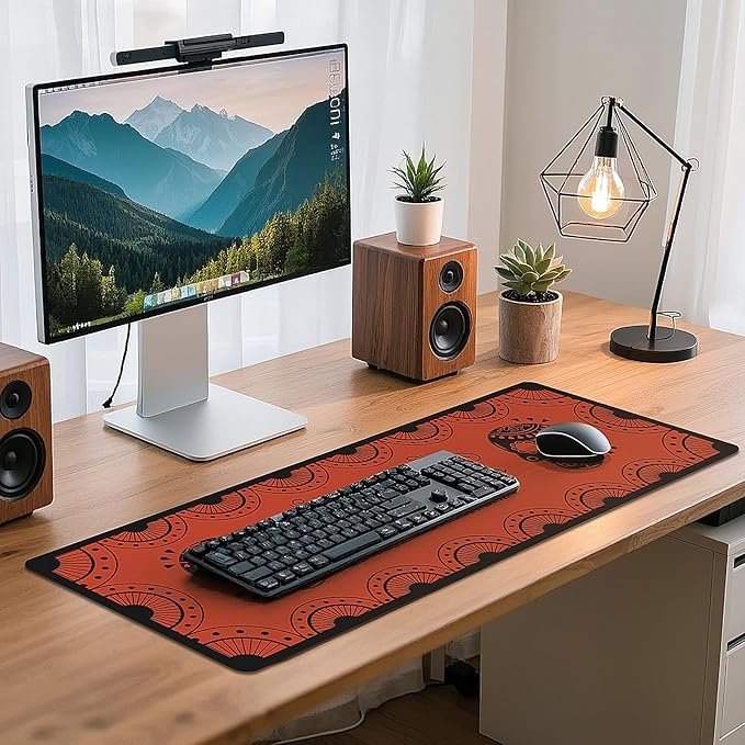 Gaming Mouse Pad - (31.5"×11.8") Skull Large Mouse Pads for Desk - Desk Mat for Keyboard and Mouse with Non-Slip Base, Desks Pad Matfor Game/Office & Home