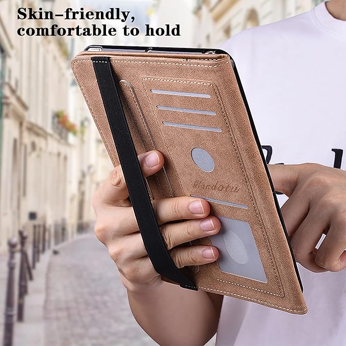 Compatible with iPad Air 11 Inch Case 8th/7th/6th Generation (M4/M3/M2) 2026/2025/2024, for iPad Air 5th/4th Generation Case 10.9 Inch 2022/2020 with Pencil Holder & Card Slots - Gradation