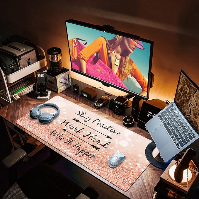 Canjoy Gaming Mouse Pad, Large Extended Mouse Pad Big Computer Mousepad for Home Office Gaming Work 31.5x15.7inch