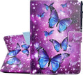 for iPad 9.7 inch Case iPad 6th/5th Generation Case 2018 2017, PU Leather Folio Stand Cute Cover for iPad 9.7 inch/iPad Pro 9.7/iPad Air 2/iPad Air 1, Auto Sleep/Wake, Sparkling Butterfly