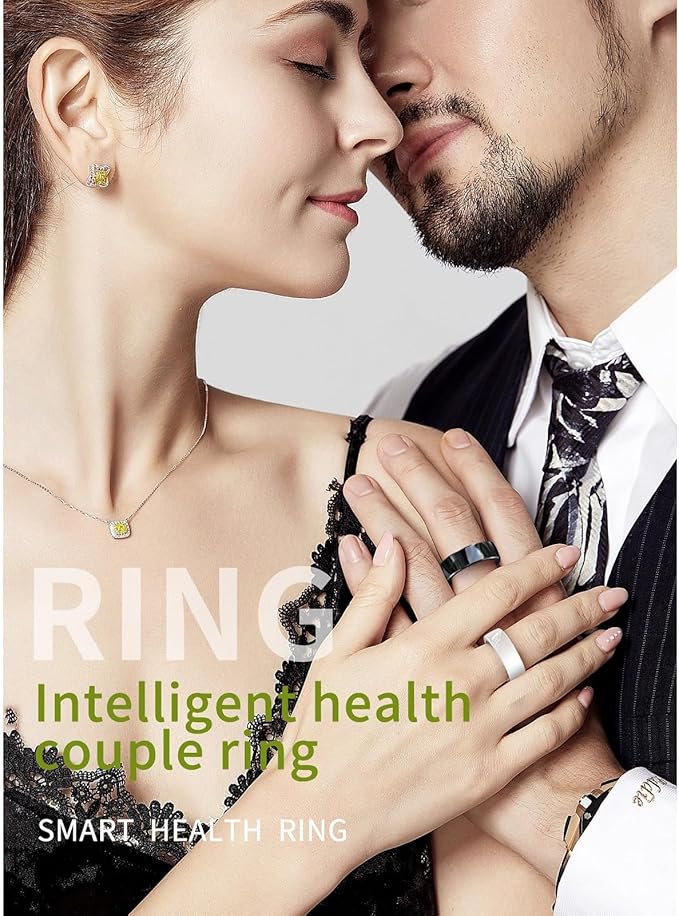 Yoidesu Smart Health Ring for Women & Men, IP68 Waterproof Wearable Fitness Ring Rechargeable with Sleep Monitoring Step Counting Camera Control Heart Rate (8)