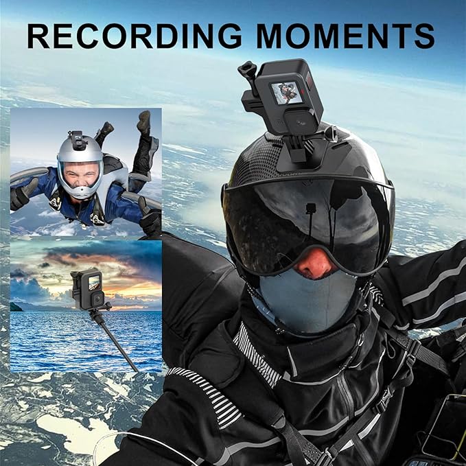 Aluminum Vertical Mount for Gopro, 90 Degree Direction Adapter Elbow Mount Compatible with GoPro Hero 13 12 11 10 9 Black Action Cameras
