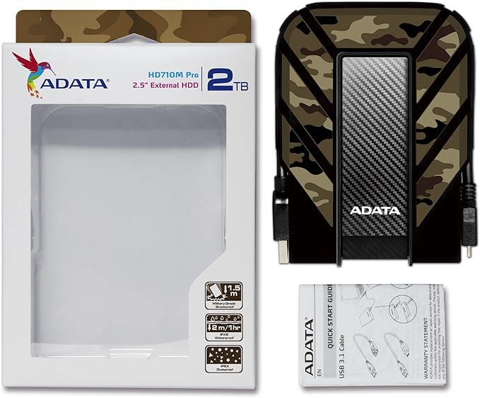 ADATA HD710MP 2TB Ext HDD - Camoflage,AHD710MP-2TU31-CCF